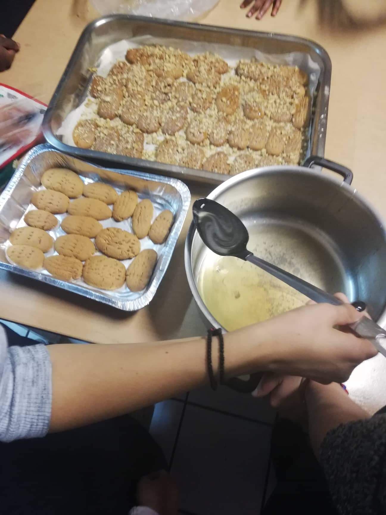 Christmas sweets at Girls’ Home Agios Alexandros with Argiro